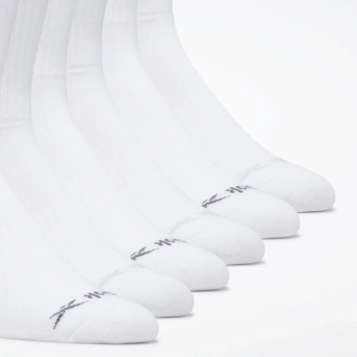 Chaussettes Reebok Basic Crew pour homme, lot de 6 paires