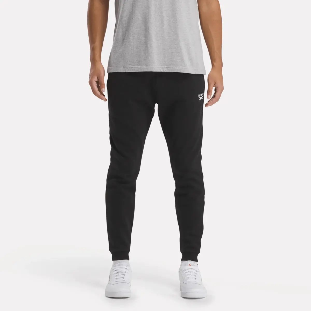 Pantalon de jogging en molleton Reebok Identity Small Logo pour homme Pantalon de jogging en molleton Reebok Identity Small Logo pour homme