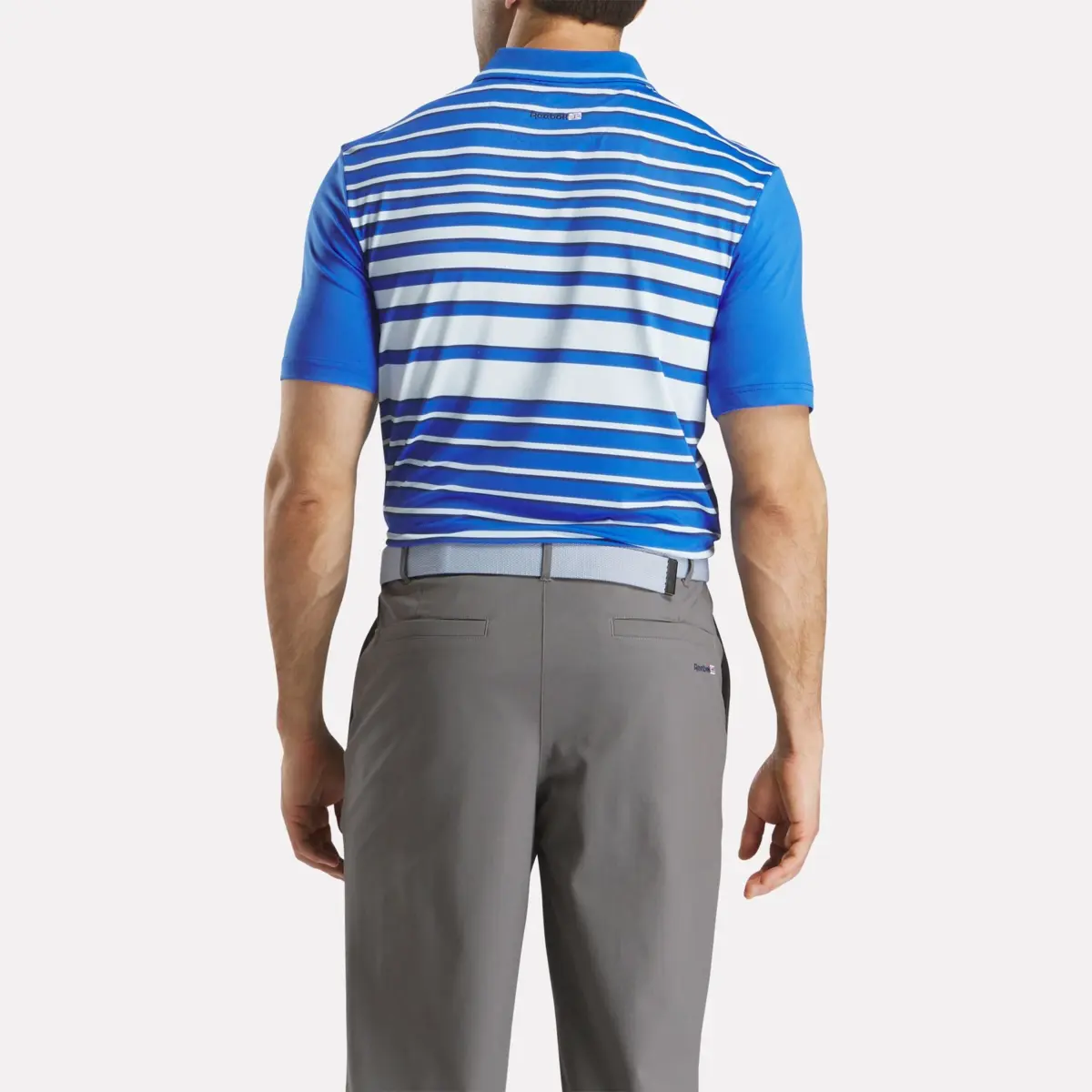 Polo à manches courtes et rayures pour homme avec col côtelé Polo à manches courtes et rayures pour homme avec col côtelé