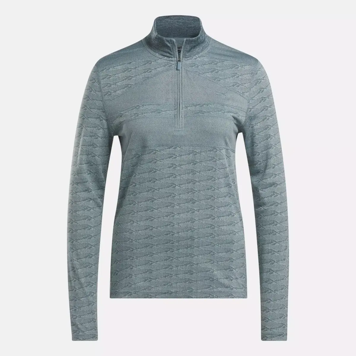 Pull de golf à manches longues et fermeture éclair 1/4 pour femmes
