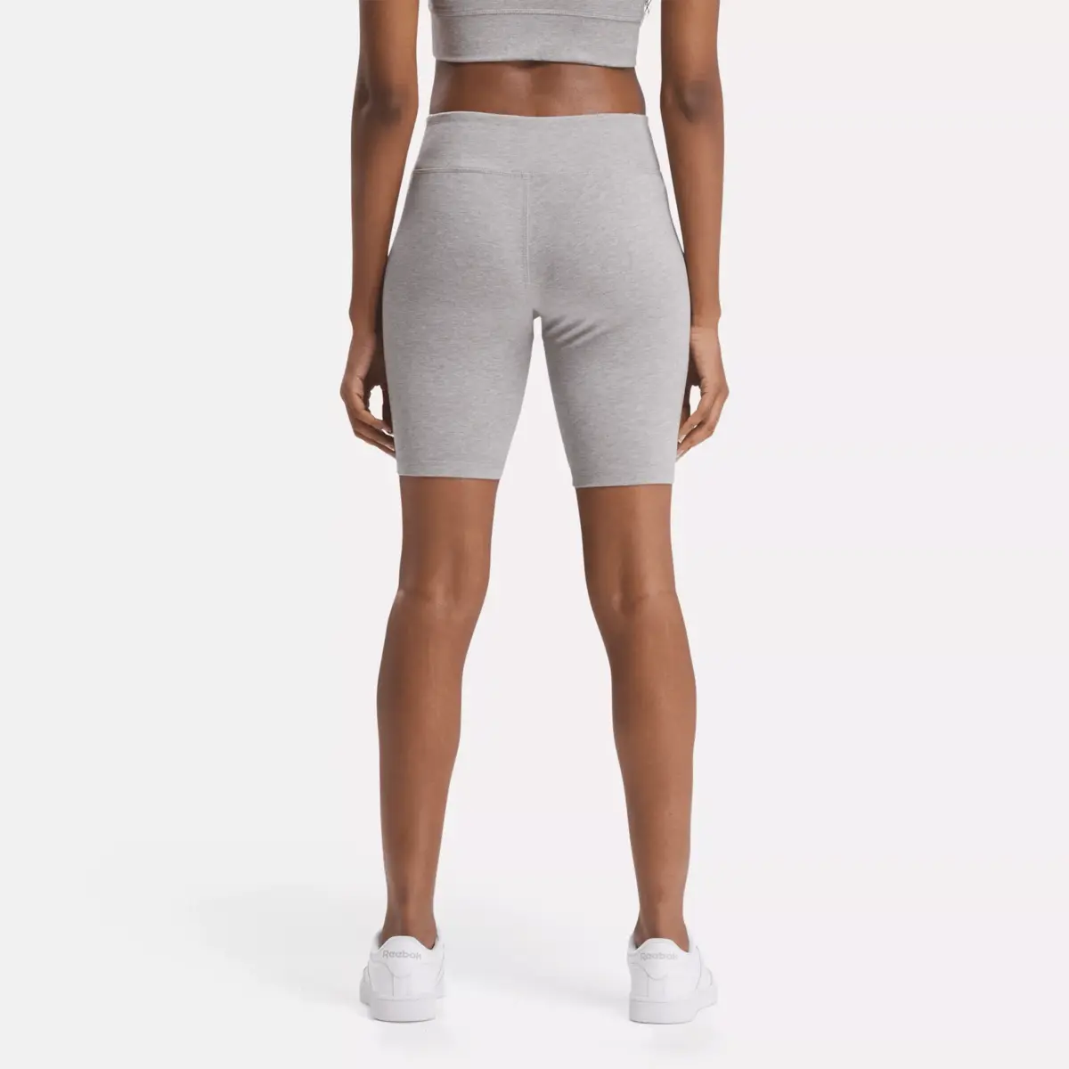 Short de cyclisme en coton Reebok Identity Small Logo pour femme, 18 cm Short de cyclisme en coton Reebok Identity Small Logo pour femme, 18 cm
