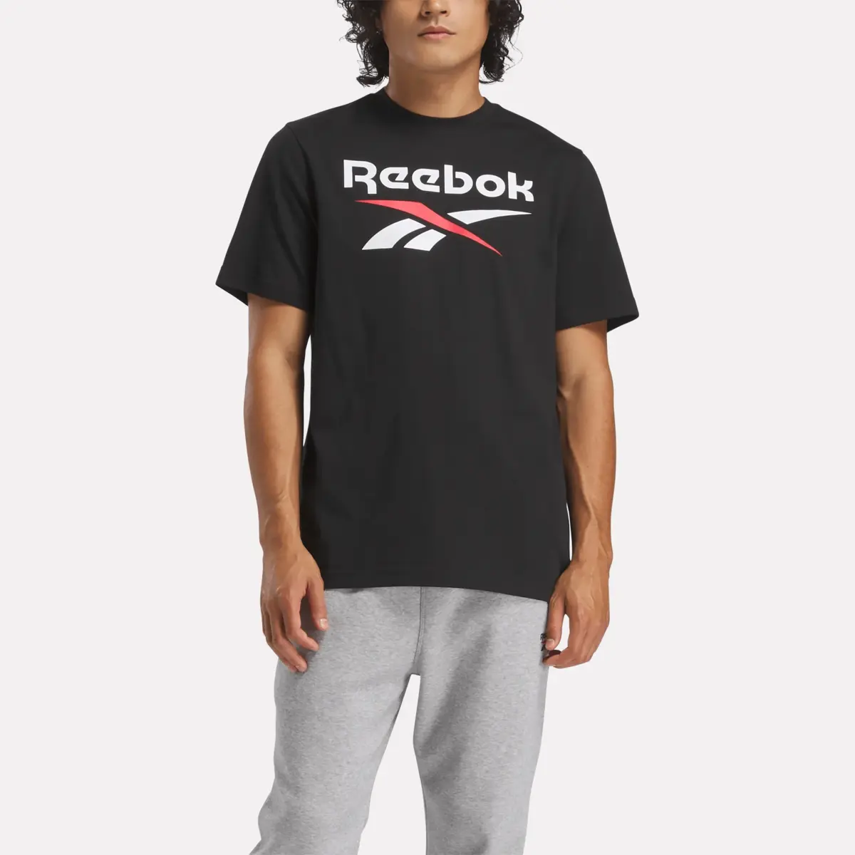 T-shirt Reebok Identity Big Stacked Logo pour homme