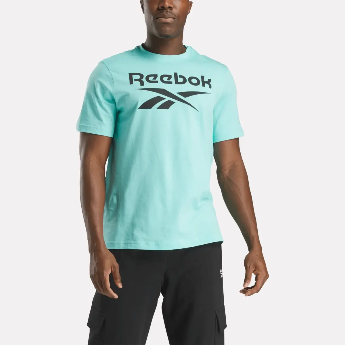 T-shirt Reebok Identity Big Stacked Logo pour homme