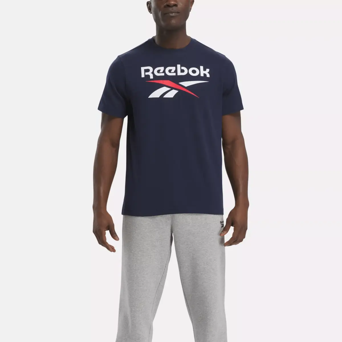 T-shirt Reebok Identity Big Stacked Logo pour homme