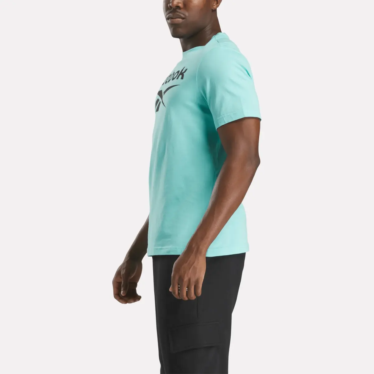 T-shirt Reebok Identity Big Stacked Logo pour homme