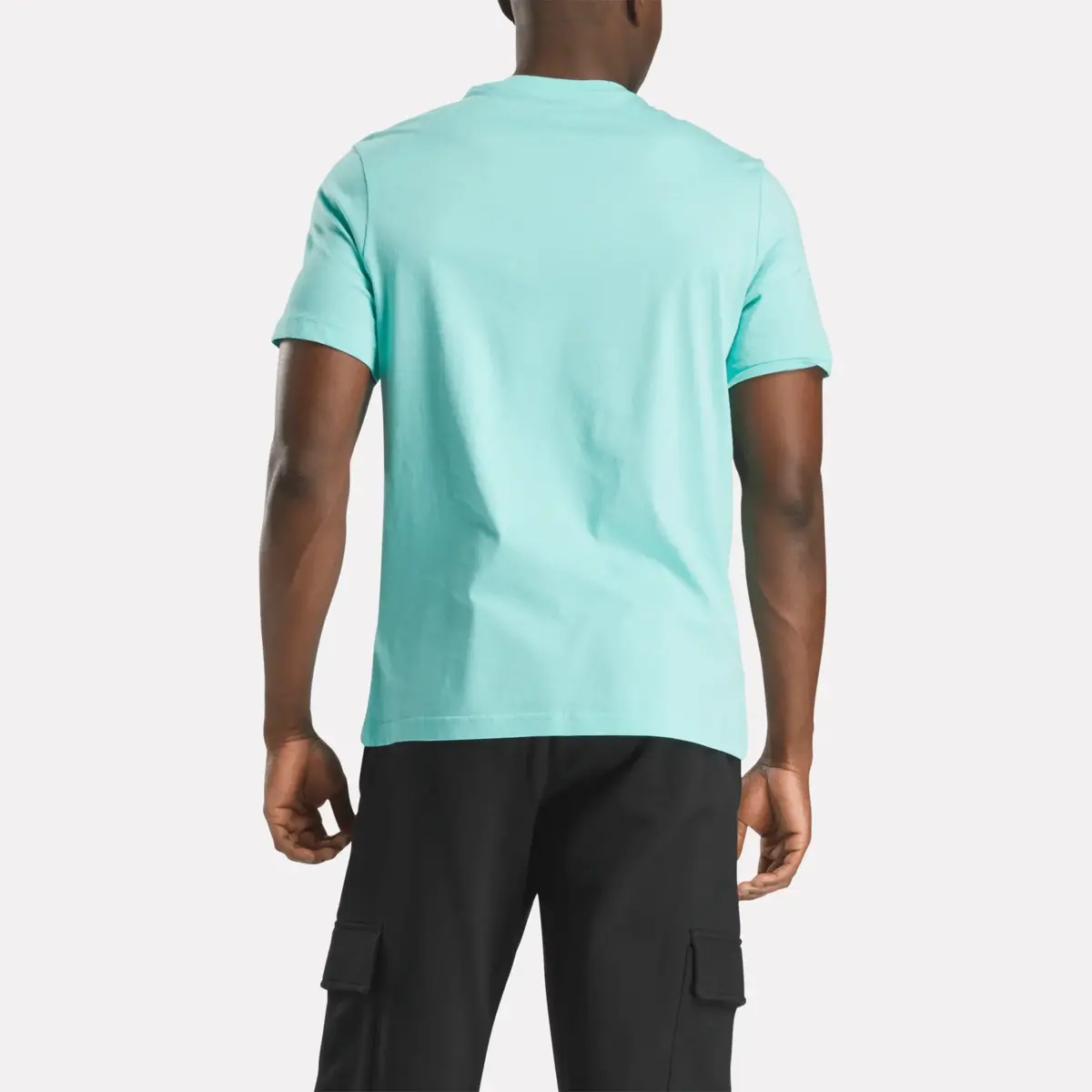 T-shirt Reebok Identity Big Stacked Logo pour homme T-shirt Reebok Identity Big Stacked Logo pour homme